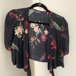 Zara Wrap top & shorts set